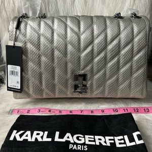 Karl Lagerfeld Chrome Purse
